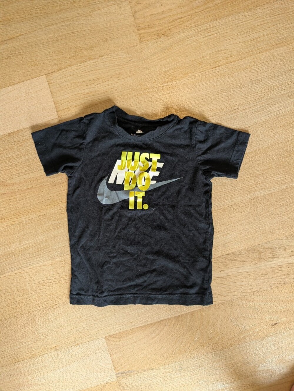 Nike Kids' Black "Just Do It" Short Sleeve Tee